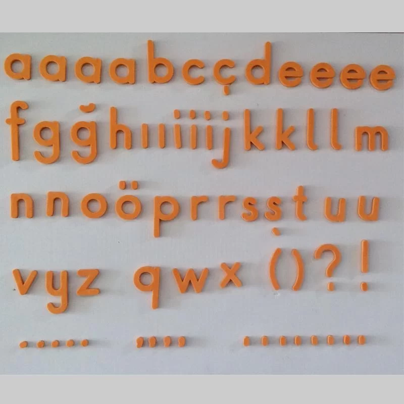 Magnet Küçük Harfler ve Hece Seti