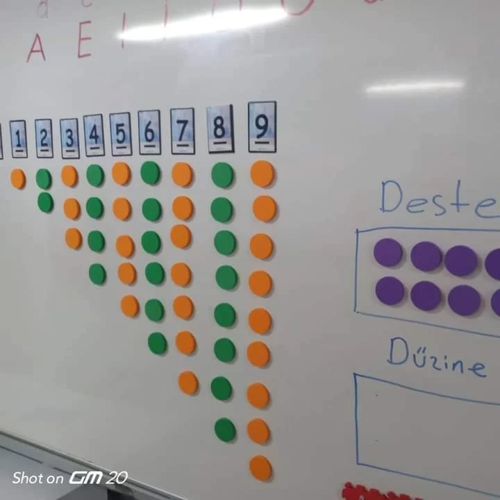 Magnet Matematik-Oyun-Etkinlik Pulları ve Rakamlar ( 60 pul-30 rakam)