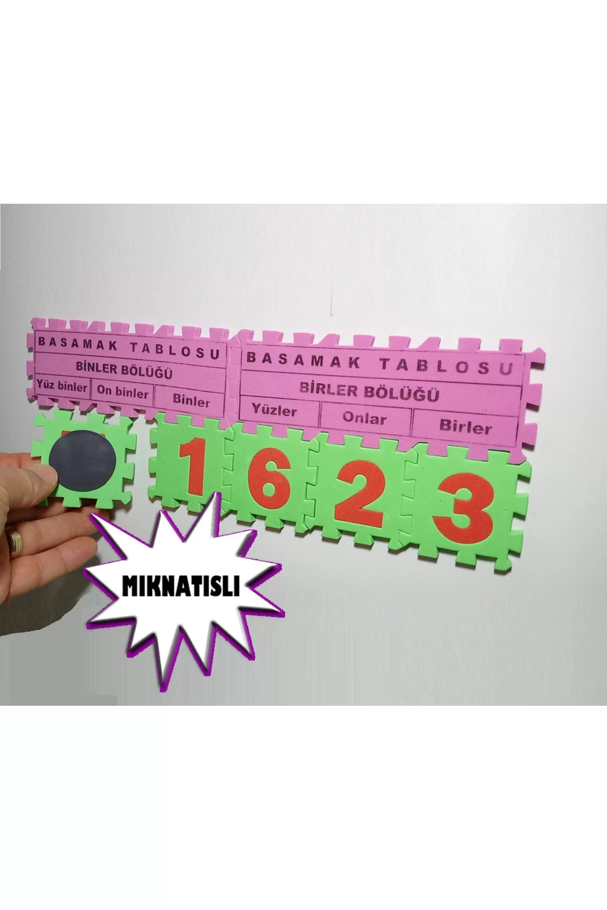 Magnet Basamak Tablosu ve Rakamlar-Matematik İşaretleri Seti