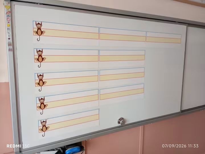 Magnet Yazı Satırları Seti ( 6 Parça - 3 Tam Satır Oluşturur.)